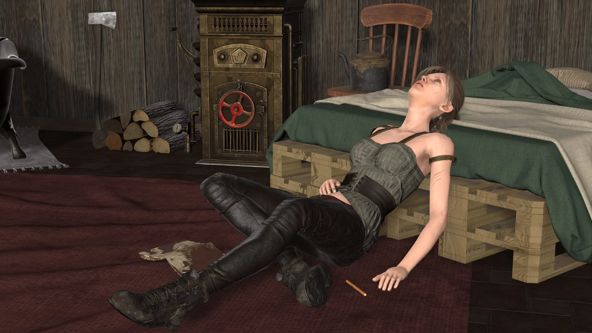 Teen Zombie in Your Cabin screenshot 3